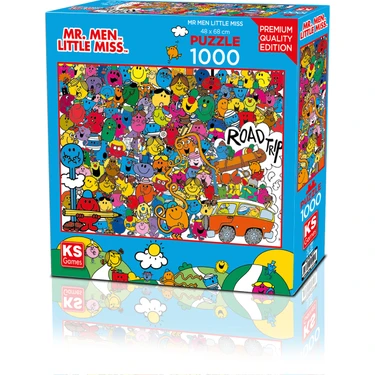 Puzzle 1000 Mr Men Lisanslı 1000 Parça Yetişkin