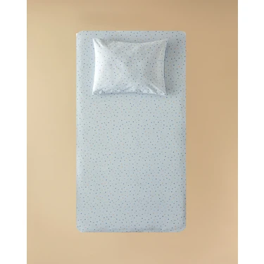 English Home Funny Dots Pamuklu Bebe Lastikli Çarşaf Takımı