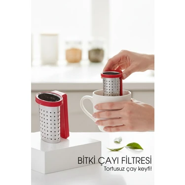 Transformacion Bitki Çayı Filtresi - Her Bardağa Uyumlu, Tortusuz Demleme