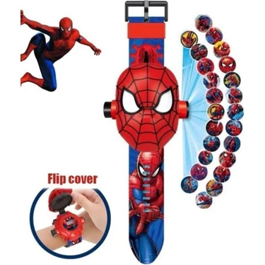 Prestij Oyuncak Kartelalı Spiderman Saat 3052,PROJEKSIYONLU Kol
