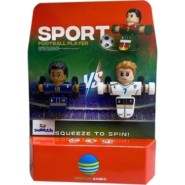 Desktop Games Bas-Döndür Mini Masaüstü Futbol Oyunu – Çift Sporcu