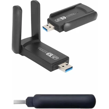 Twin Store Wifi Alıcı Dual Band USB 3.0 Adaptör Kablosuz Windows