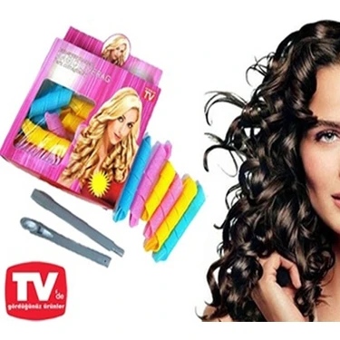 Pileli Store Saç Bigudi Seti Magic