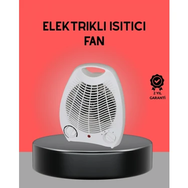 Marsilyan Mini Elektrikli Isıtıcı 2000W – Termostatlı Fanlı Isıtma, Taşınabilir
