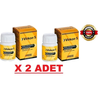 Virkon Refarm Virkon S Geniş Spektrumlu Virüsidal Pet ve Ortam Dezenfektanı 50 gr x 2