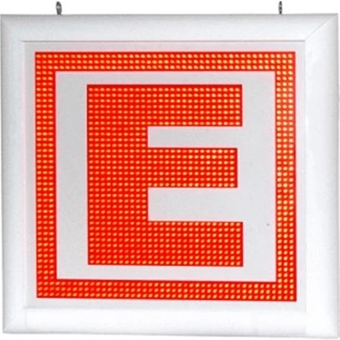 Özgürceseç Eczane E Logo LED Tabela 60 x 60