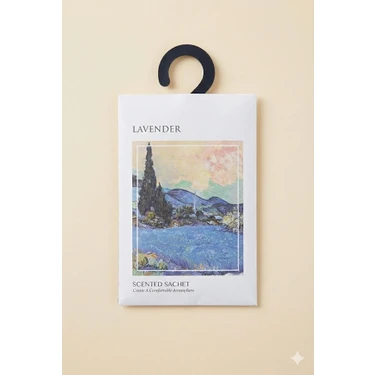 Uravas Store Sonx Lavanta Dolap ve Çekmece Kokusu –1 Adet Askılı Koku Poşeti, Uzun Ömürlü