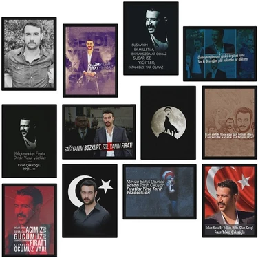 Hero Tasarım Fırat Yılmaz Çakıroğlu 12 Parça Mdf