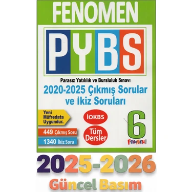 Fenomen 6.sınıf Parasız Yatılılık ve Bursluluk Sınavı