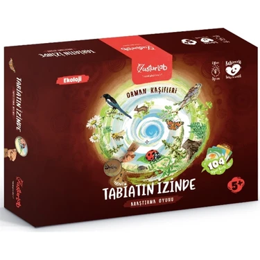 Orman Kaşifleri Tabiatın Izinde Araştırma Oyunu (5+