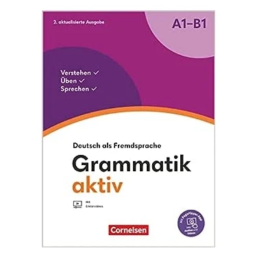 Cornelsen Yayınları Grammatik Aktiv A1-B1 Almanca Eğitim Seti 264 Sayfa Mesleki Hazırlık