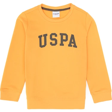 U.S. Polo Assn. Erkek Çocuk Mango Bisiklet Yaka Basic Sweatshirt