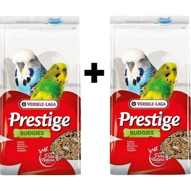 Versele-Laga Prestige Muhabbet Kuşu Yemi 1 kg + 1 kg Doğal Tahıllar Ve Tohumlar