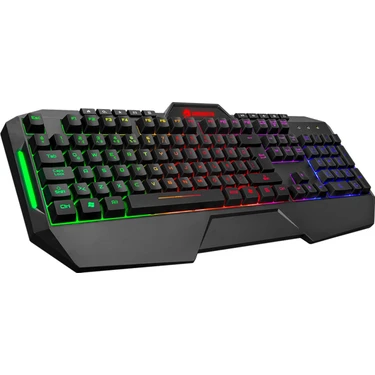 GameBooster G59K Frontier Rainbow Aydınlatmalı Membrane Oyun Klavyesi