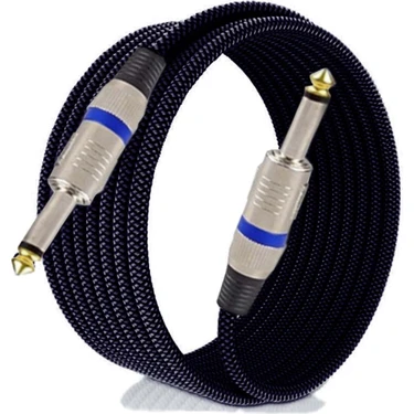 Midex FS10 Enstrüman Jack Kablosu 6.35 mm Jak Kablo 10