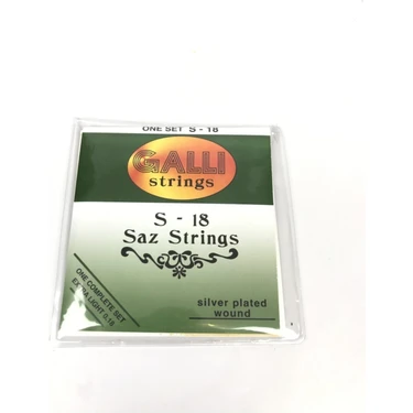 Galli Saz Teli Galli 0.18 Numara Kısa Saplı Sazlar Için