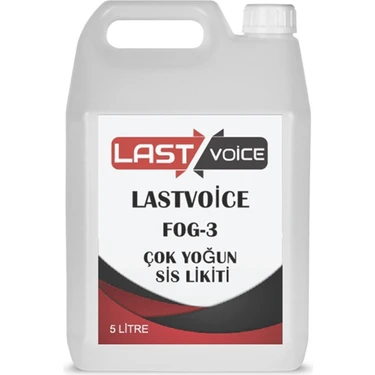 Lastvoice Fog-3 Çok Yoğun Sis Makinesi Likiti Sıvısı 5