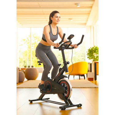 Voit V-Fit By Voit HB101 Spin Bike Taşınabilir, Direnci Ayarlanabilir, Elden Nabız Ölçer, Sessiz