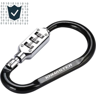 Knmaster LOCK 100 Şifreli Karabina Çok Amaçlı Motosiklet Kask