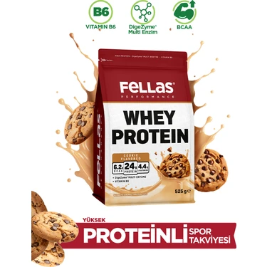 Fellas Whey Protein Tozu Kurabiye Aromalı (525