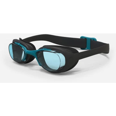 Decathlon Nabaiji Şeffaf Camlı Yüzücü Gözlüğü - L Boy - Siyah - 100