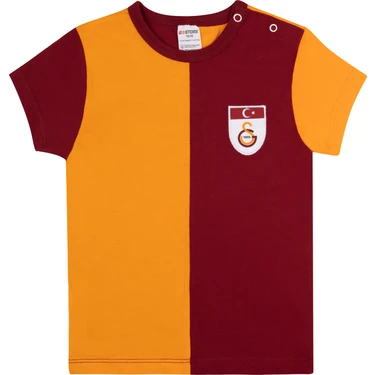 Gs Store Galatasaray Metin Oktay Bebek T-Shirt Sarı Kırmızı 0 - 3 Ay Çocuk